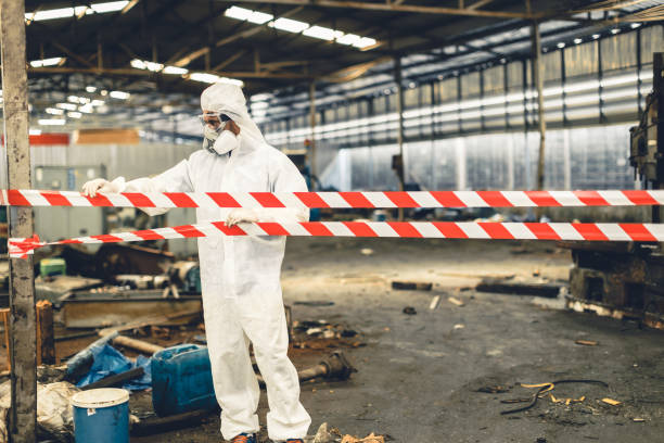 Professional Infectious Disease Decontamination technician working in Custer, WI